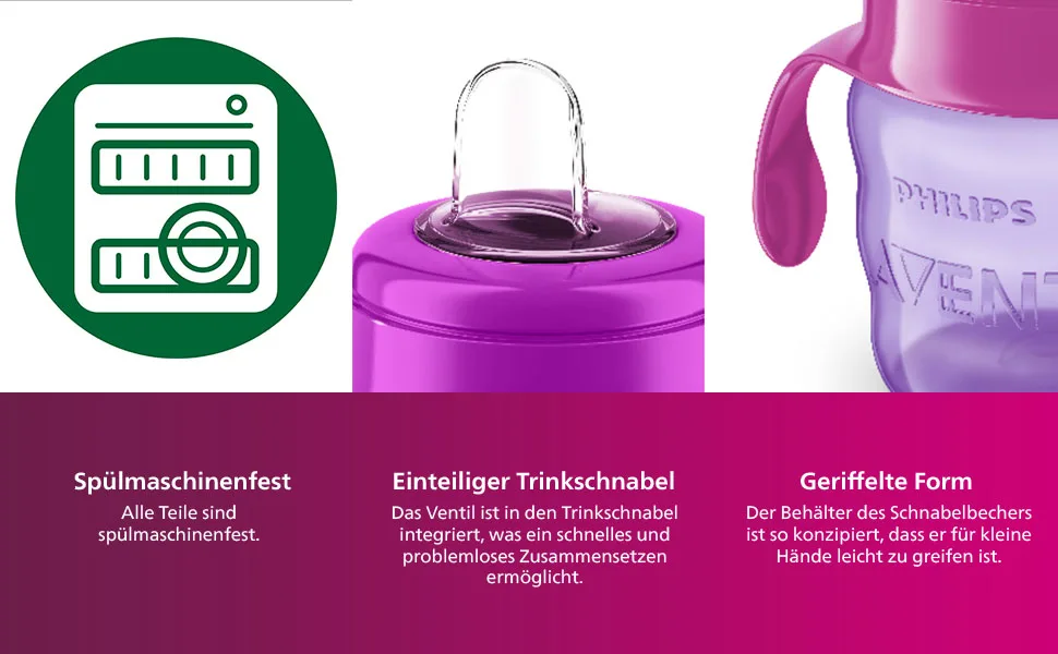 PHILIPS Avent SCF551/05 Pouring Cup Green and Blue 1 piece (1 pack) Green and Blue 1 piece (1 pack) 200 ml/6 months - product information 3