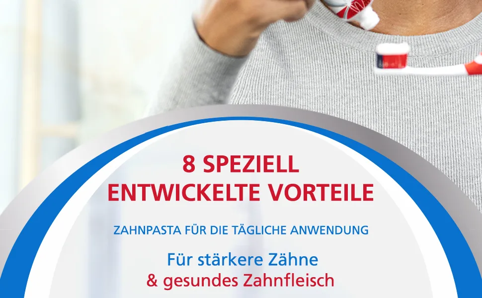 Parodontax Complete Protection Whitening Toothpaste for gum problems 75 ml 75 ml (1 pack) Pepper - 8 Speziell entwickelte Vorteile