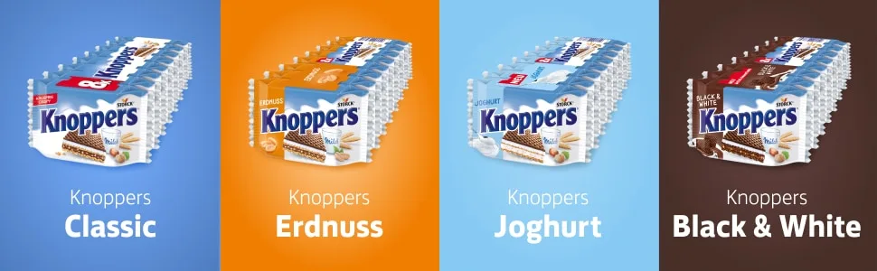 Knoppers Big Spender (1 x 375g) / Breakfast in a big pack of 15 / Counter display - box chocolate chokolade einzeln geschenk hazelnut knoppers naschen schokolade snack snacks-geschenki