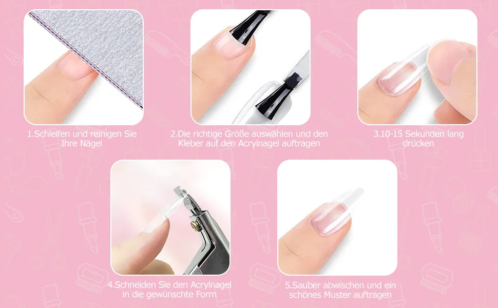 Nail tips 500 pieces wrong nail acrylic artificial nail tips with storage case for nail studios and DIY nail art at home 10 sizes (almond shape) almond shape 1 piece (500 pack) - B0BN36Z5GM