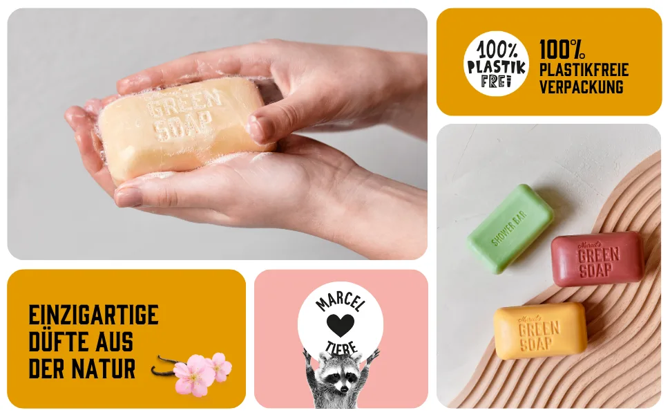 Marcel's Green Soap - Shower Bar Argan & Oudh - Shower soap - 100% environmentally friendly - 100% vegan - 97% biodegradable - 150 gr (pack with 2) Argan & Oudh 150 g (2 pack) - Festes
