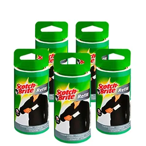 Scotch-Brite FSRXL NF replacement roll for large area roller 56 sheets XL 1 piece (1 pack) Replacement roll XL - 56 sheets - Scotch-Brite Lint Roller Refill, 30 Sheets