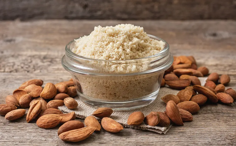 GreatVita almond flour natural made from blanched almonds 500g ground almonds 500 g (1 pack) Single - mandelmehl