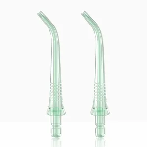 Oclean N10 Standard Replacement Nozzle ONLY for Oral Irrigator W10 Professional Oral Irrigator (2 Pack) Green - grüne Düsen