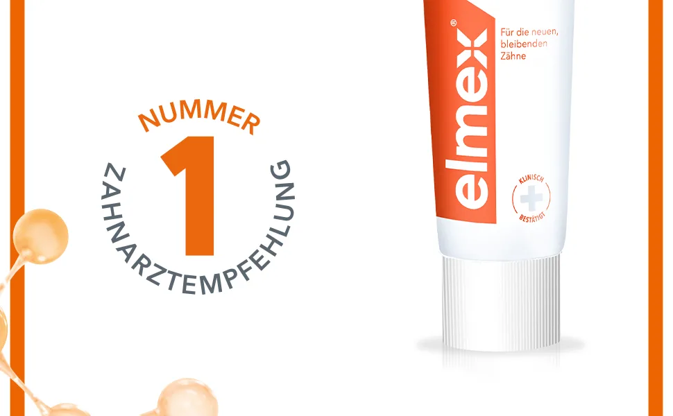 Elmex toothpaste junior 6-12 years 4x75ml-medical tooth cleaning with 1400 ppm fluoride content for highly effective caries protection-strengthens the new permanent teeth 75 ml (4-pack) - product information 2