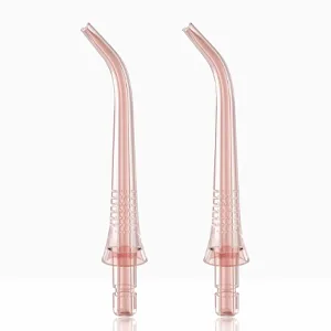 Oclean N10 Standard Replacement Nozzle ONLY for Oral Irrigator W10 Professional Oral Irrigator (2 Pack) Pink - 2 Paar