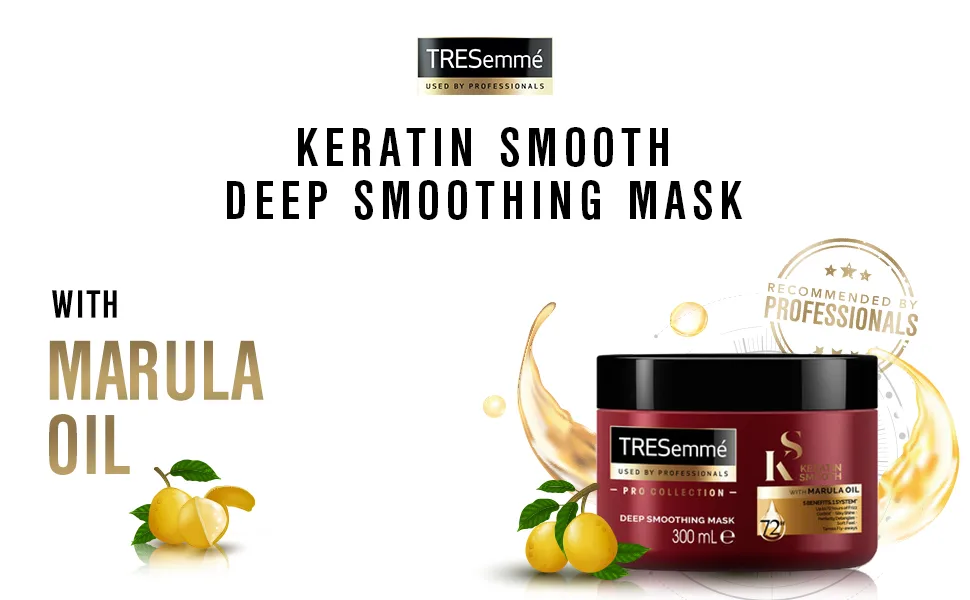 Tresemme Keratin Smooth Mask for Frizzy and Difficult to Manage Hair 300ml 300 ml (1 pack) - product information 1
