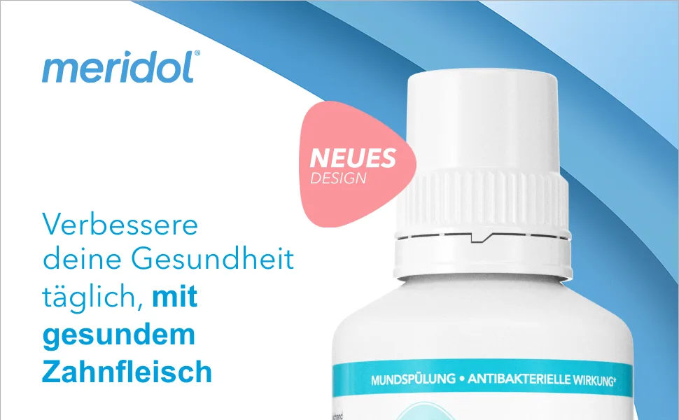 meridol mouthwash 2x400ml - antibacterial effect for healthy teeth & gums without alcohol 400 ml (pack of 2) - product information 1
