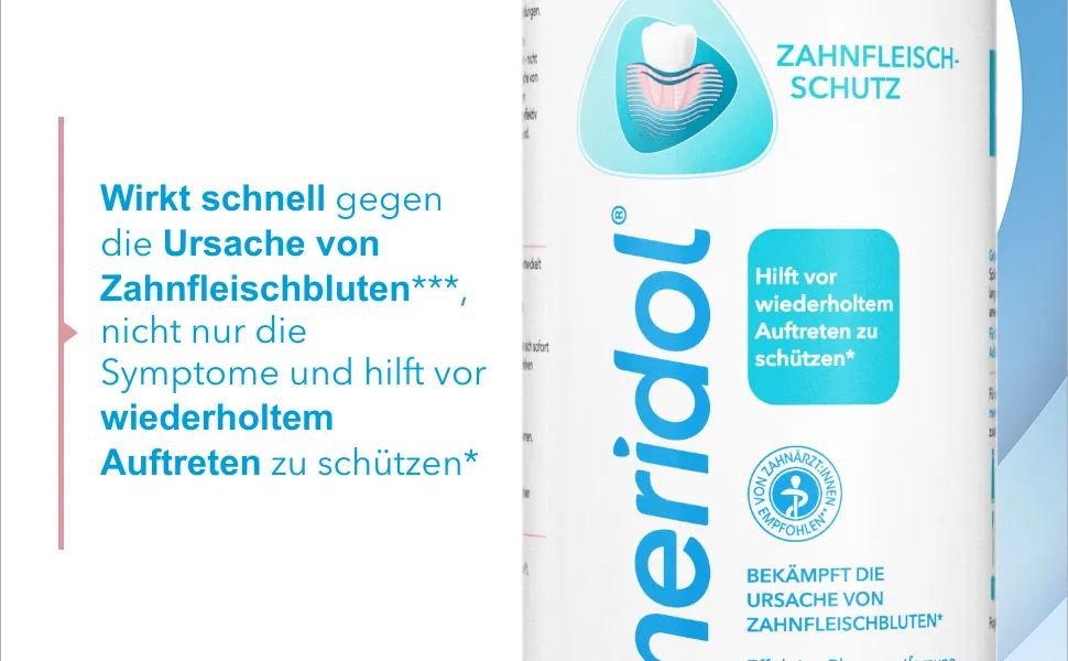 meridol mouthwash 2x400ml - antibacterial effect for healthy teeth & gums without alcohol 400 ml (pack of 2) - product information 2
