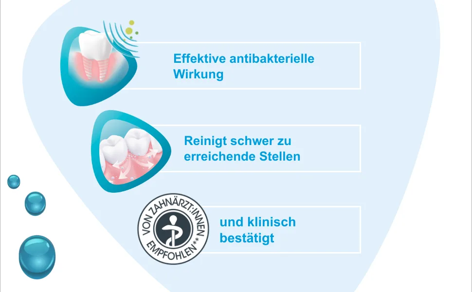 meridol mouthwash 2x400ml - antibacterial effect for healthy teeth & gums without alcohol 400 ml (pack of 2) - product information 4