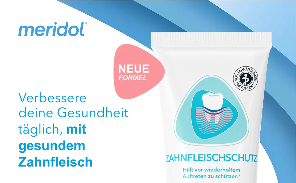 meridol toothpaste 3x75ml - Toothpaste fights gingivitis antibacterial effect 75 ml (pack of 3) - meridol, meridol Zahnpasta, Zahnpasta, Zahncreme, meridol Mundspülung, Zahnfleischbluten, toothpaste