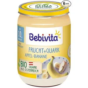 Bebivita Fruit & Yoghurt / Quark DUO Apple-Banana / Quark pack of 6 (6 x 190 g) - product information 2