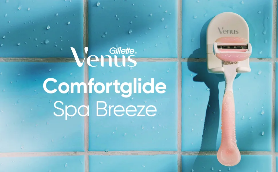 Gillette Venus Rec Spa Breeze 4U 4 pieces (1 pack) - Gillette Venus Comfortglide Spa Breeze