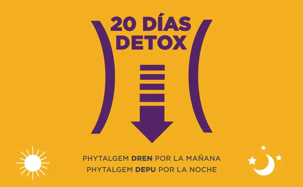 Phytalgem Dren Balancing Fluids Key to Wellbeing 20 x 10ml Single Dose Drinking Bottles Pineapple Flavor - reinigend