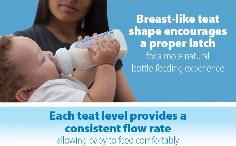 Dr. Brown's Options+ Baby Bottle Teats - Level 2 (Pack of 2) Clear 200 g DRBPLUS-WN2201 Level 2 Single - dr browns sauger 2