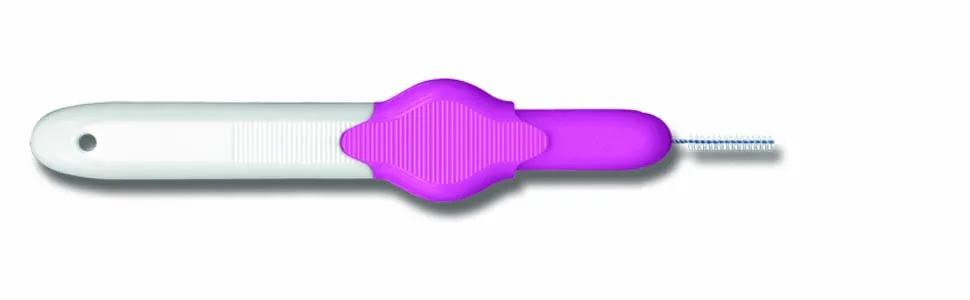 OPTIM Interdental brushes 16 pack yellow 0.7mm size 4 Yellow 0.7mm size 4 16 pieces (1 pack) - Optim Bürste Pink