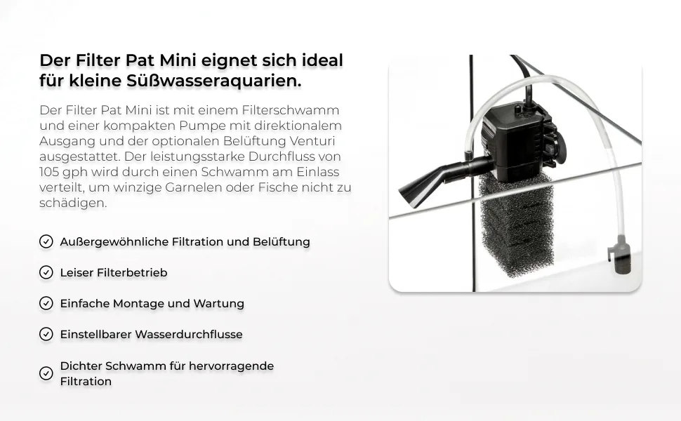 AQUAEL FILTRO INTERIOR PAT-MINI 1 piece (1 pack) - pat. mini