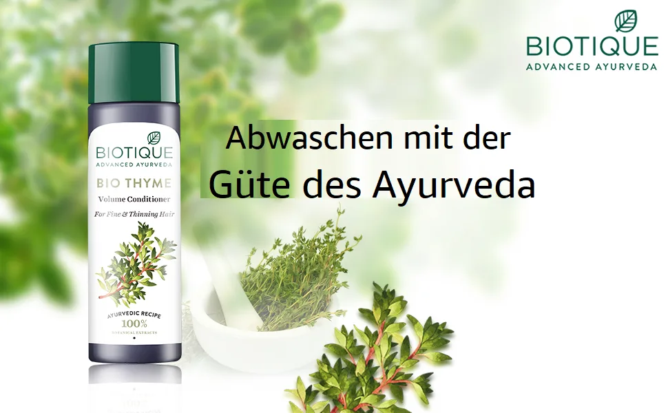 Organic Thyme Fresh Sparkle Revitalizing Conditioner for fine and thinning hair - product information 1