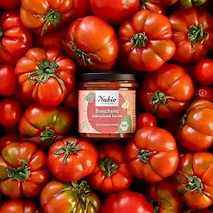 NABIO | Mediterranean spread beetroot pear walnut I vegan I (6 x 135g) Beetroot pear walnut 135 g (pack of 6) - aufstrich bruschetta Tomate bio