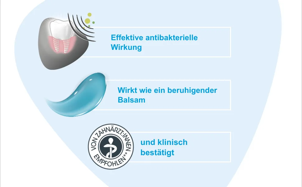 meridol Gentle White Toothpaste pack of 3 (3 x 75 ml) - product information 4