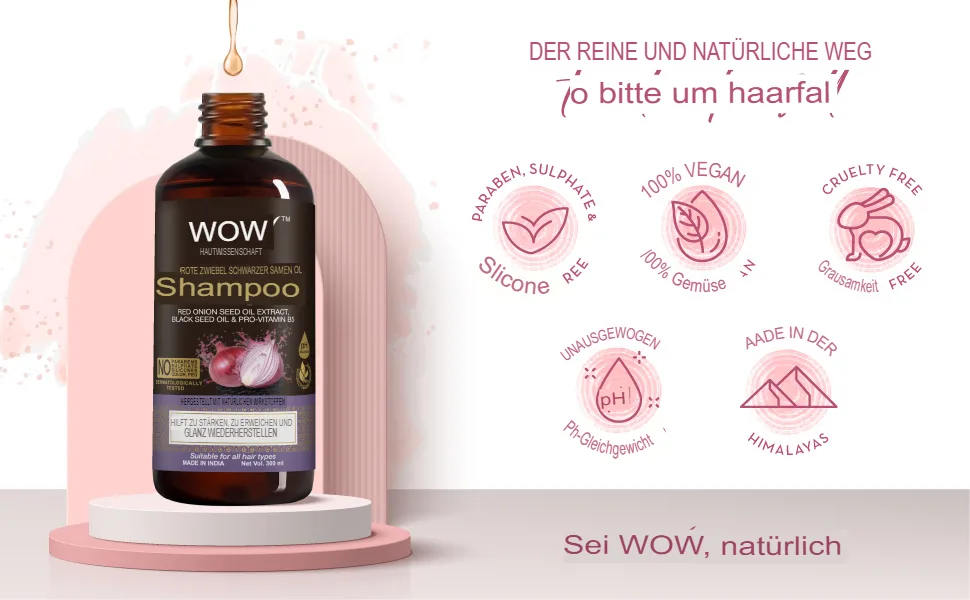 WOW Skin Science Red Onion Black Seed Oil Conditioner 500ml (Brown 16.90 fl oz (Pack of 1)) - product information 4