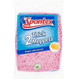 Spontex Dick Moppets 6 packs of 2 (12 sponges total) - product information 2