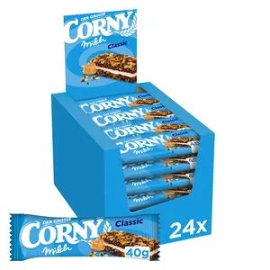 Cereal bar Corny Milk Classic milk sandwich with cereals and milk cream large pack 24x40g - product information 2