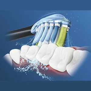 Philips Sonicare Original C3 Premium Plaque Defence Standard sonic toothbrush heads - 2-pack in black (model HX9042/33) 2 pieces - product information 6