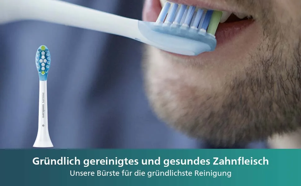 Philips Sonicare Original AdaptiveClean Standard Sonic Toothbrush Heads - 2-Pack in White (Model HX9042/17) 2 Pack - product information 2