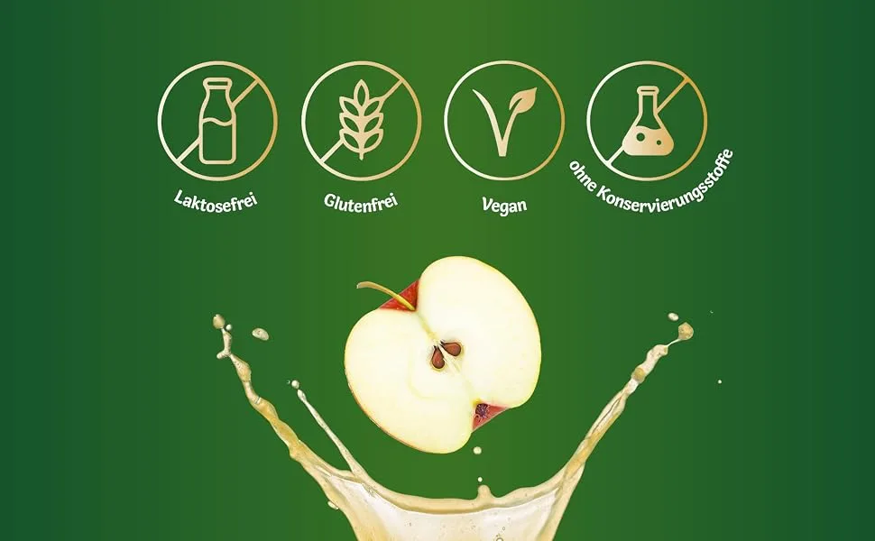 Pfanner apple spritzer (6 x 0.5 l) made from 55% fruit content with carbonic acid - fruit drink with no added sugar - spritzer in a bulk pack - Apfelschorle 0,5 6x Vorratspack A+