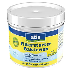 S ll 18765 summer algae stop 500 ml pond care products against strong algae growth in summer - extra -fast pond care Algae control Ideal for floating algae pond algae blue algae (pack of 2) 100 g for 15 000 liters (pack with 2) single - filterstarterbakterien