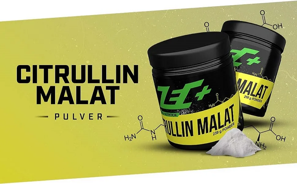 Zec+ Nutrition L-CITRULLINE MALATE Powder 250g Pre Workout Pump Booster | Premium amino acid supplement vegan - Citrullin Malat Pulver Header