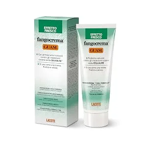 Guam fangocrema DREN Cooling effect for legs buttocks and ankles against swelling water accumulation refreshing effect made in Italy 200 ml pack - Fangocrema Guam
