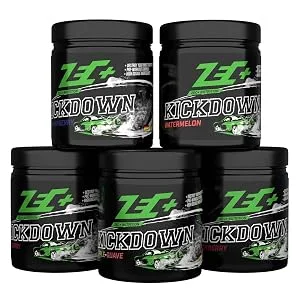 Zec+ Nutrition Kickdown - Pre Workout Shake with Amino Acids - Watermelon 380gr Watermelon 20 servings (1 pack) - Kickdown Booster Geschmackssorten