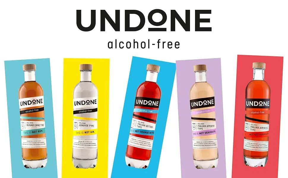 UNDONE NO.7 Italian Bitter Type - alcohol-free alternative to Orange Bitter (1 x 0.7l) - RANGE