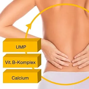 RESTAXIL UMP B complex-high-quality micro-nutrient complex with uridinmonophosphate (UMP) the entire vitamin B complex and calcium to support nerve health-60 pieces 60 pieces (1 Pack) - Kombination aus UMP, Vitamin B-Komplex und Calcium