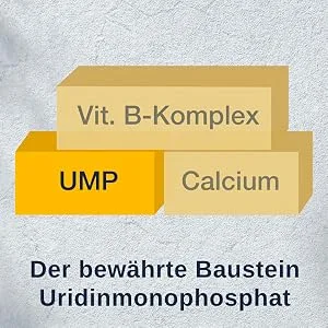 RESTAXIL UMP B complex-high-quality micro-nutrient complex with uridinmonophosphate (UMP) the entire vitamin B complex and calcium to support nerve health-60 pieces 60 pieces (1 Pack) - URIDINMONOPHOSPHAT (UMP)