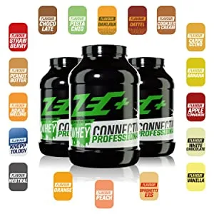 Zec+ Nutrition Whey Connection Professional Chocolate 1000 g Multi-component protein powder Chocolate 1 kg (1 pack) - zahlreichen Geschmackrichtungen