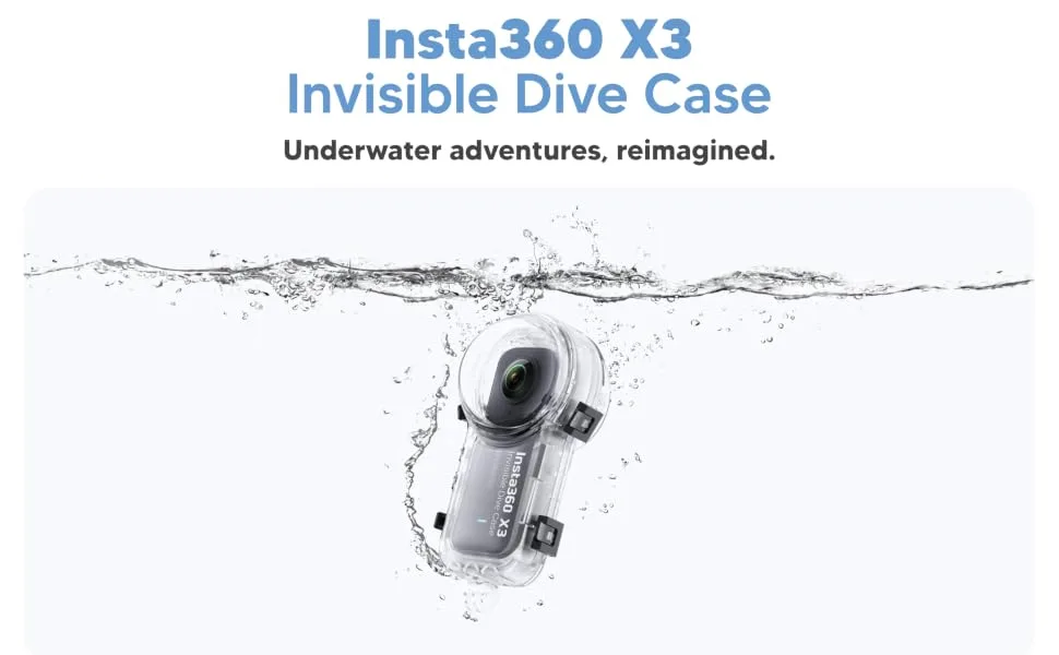 Insta360 X3 Invisible Dive Case - product information 1