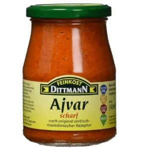 Feinkost Dittmann Ajvar Spicy Serbian Macedonian Sauce 340 ml 1 piece 1 340 ml (1 pack) - product information 2