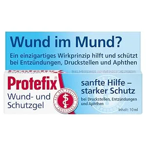Protefix Wound & Protection Gel Gentle help for pressure points from dentures or braces 10 ml gel - Wund & Schutzgel