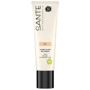 Sante natural cosmetics Hydro Glow BB Cream 01 Light medium with Hylauron & organic extracts vegan 30mLD organic extracts vegan 30ml 01 light medium 30 ml (1 Pack) - product information 2