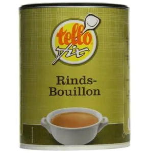 tellofix beef bouillon - versatile meat broth can be used as a universal seasoning for refining - low in calories - 1 x 540 g - product information 2