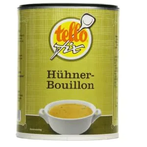 Tellofix chicken bouillon - versatile poultry broth used as a universal spice agent to refine - low calorie - 1 x 500 g 500 g (1 Pack) - product information 2