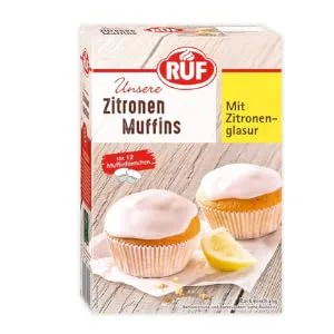 Call lemon muffins fast baking mix for classic muffins with lemon glaze with 12 muffin shapes fruity-fresh mini cake 8 Pack (8x410g) - product information 3