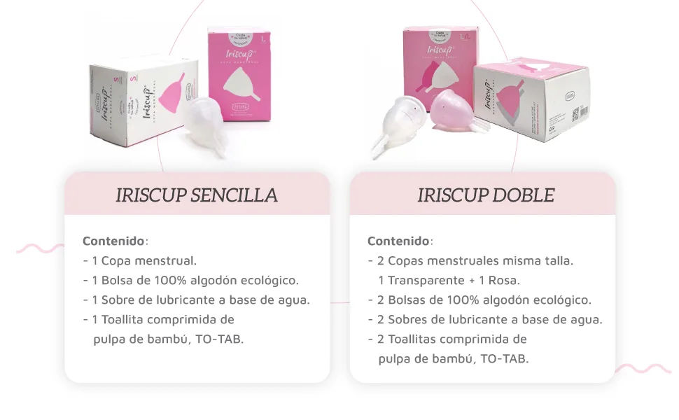 Irisana Iriscup Menstrual Cup L transparent 1 piece (1 pack) Transparent - Zwei Größen