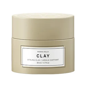 Maria Nila Minerals - Styling Clay 100ml | Defining styling wax for a matte look Unscented 50 ml (1 pack) - clay