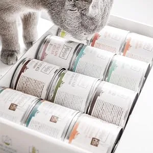 Mjamjam - Premium wet feed for cats - trial package 6 -pack (6 x 400 g) grain free with extra meat single mix 400 g (6 Pack) - product information 3