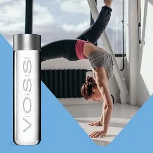 VOSS Water Still 800 ml natural mineral water pack of 12 (disposable 12 x 800 ml) 800 ml (pack of 12) - Voss