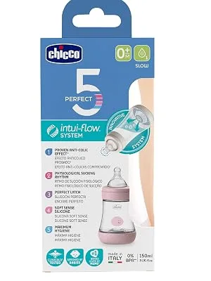 Chicco Chicco PHYSIOLOGICAL ANTICOLIC TEACHER FAST FLOW 4M+ SILICONE 2 PCS. from 4 months - Bohnen, Stillen, Fläschchen, perfect5